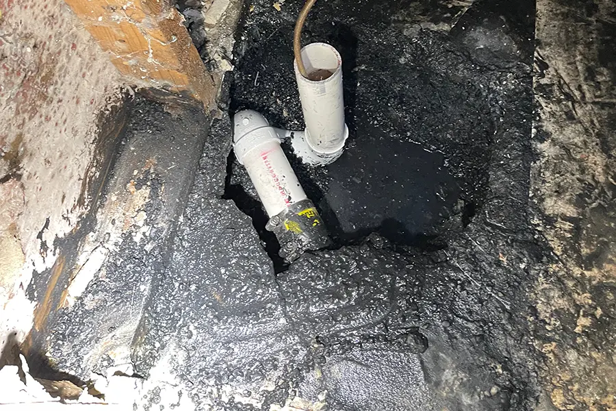 sewer cleanout