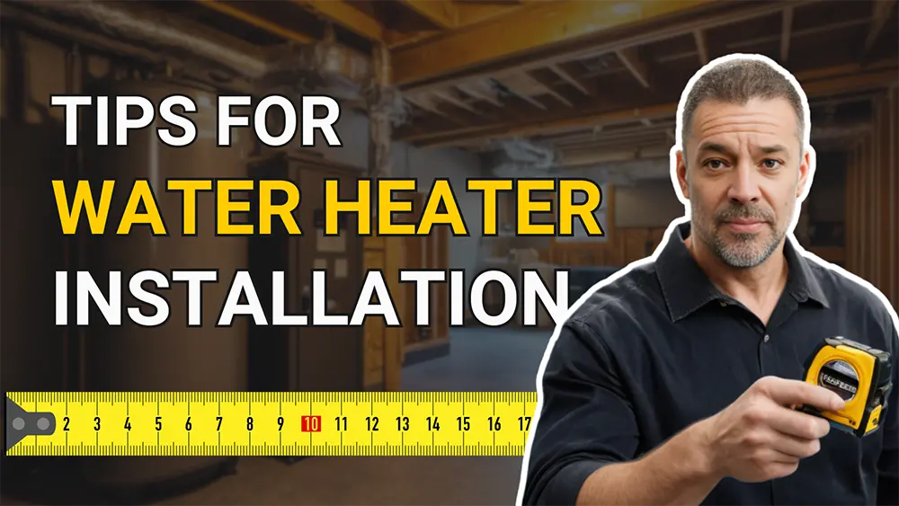 water heater installation tips for homeowners